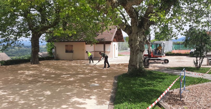 Le Montcel en Savoie : les Travaux
